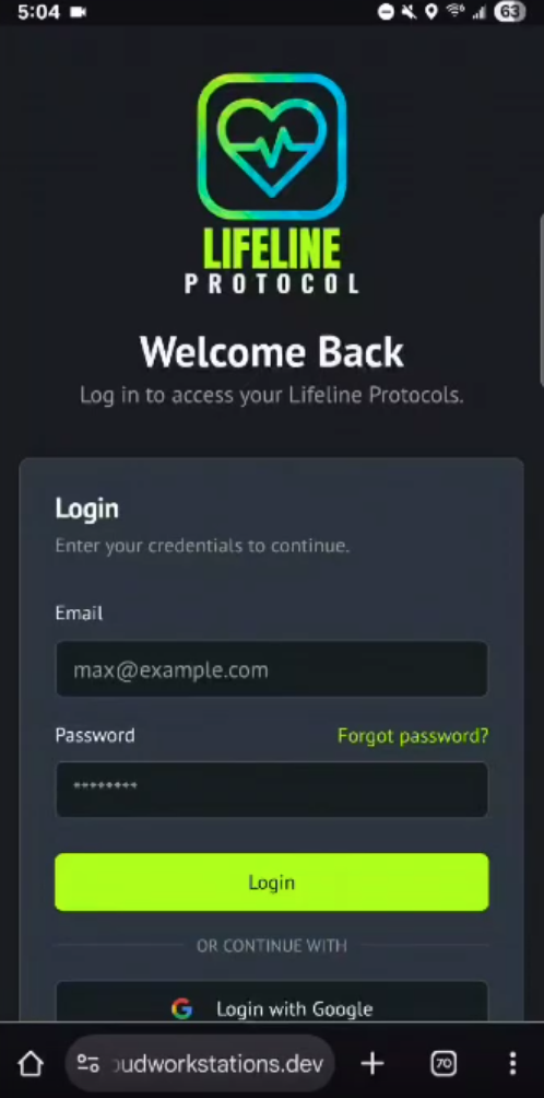 Lifeline Protocol — artifact 26